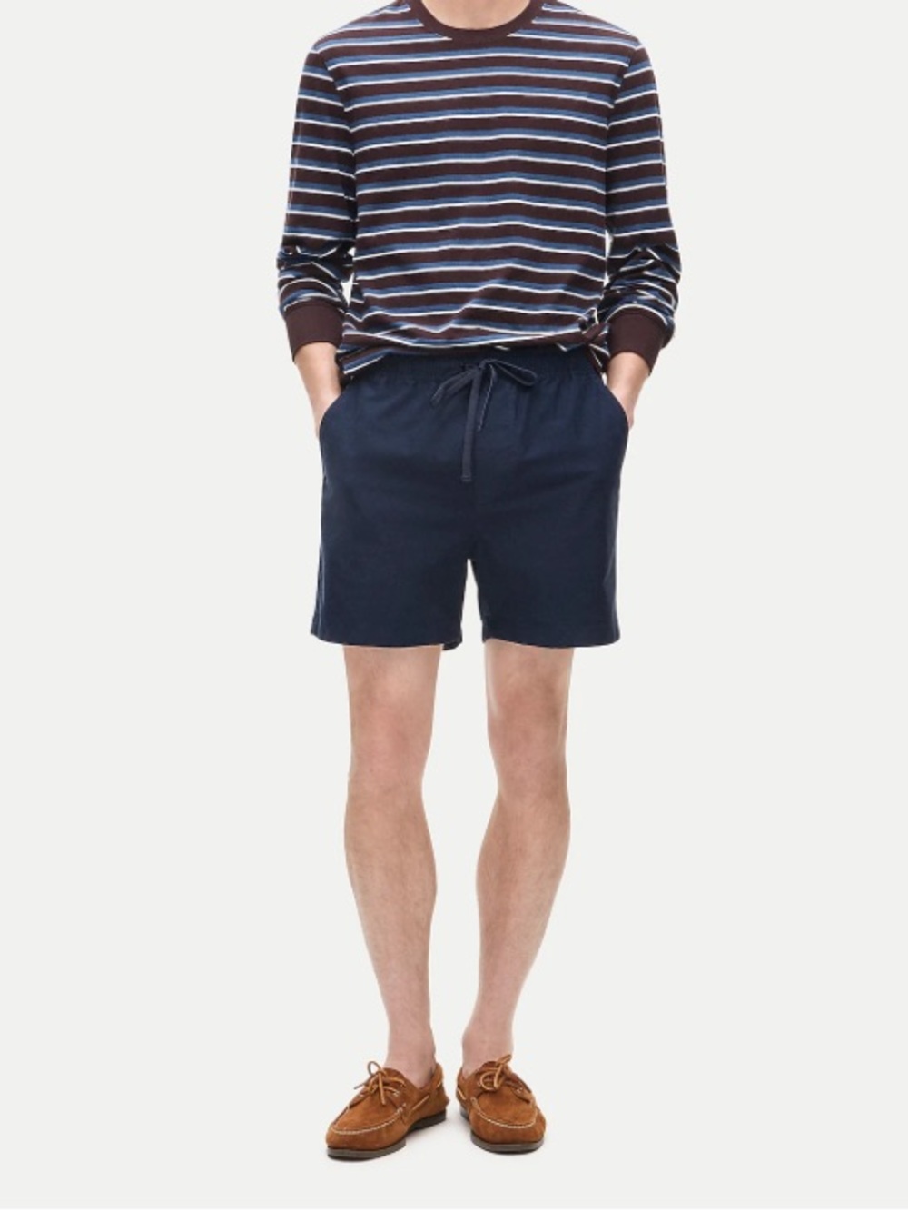 J crew navy blue 5" Everyday tech drawstring short